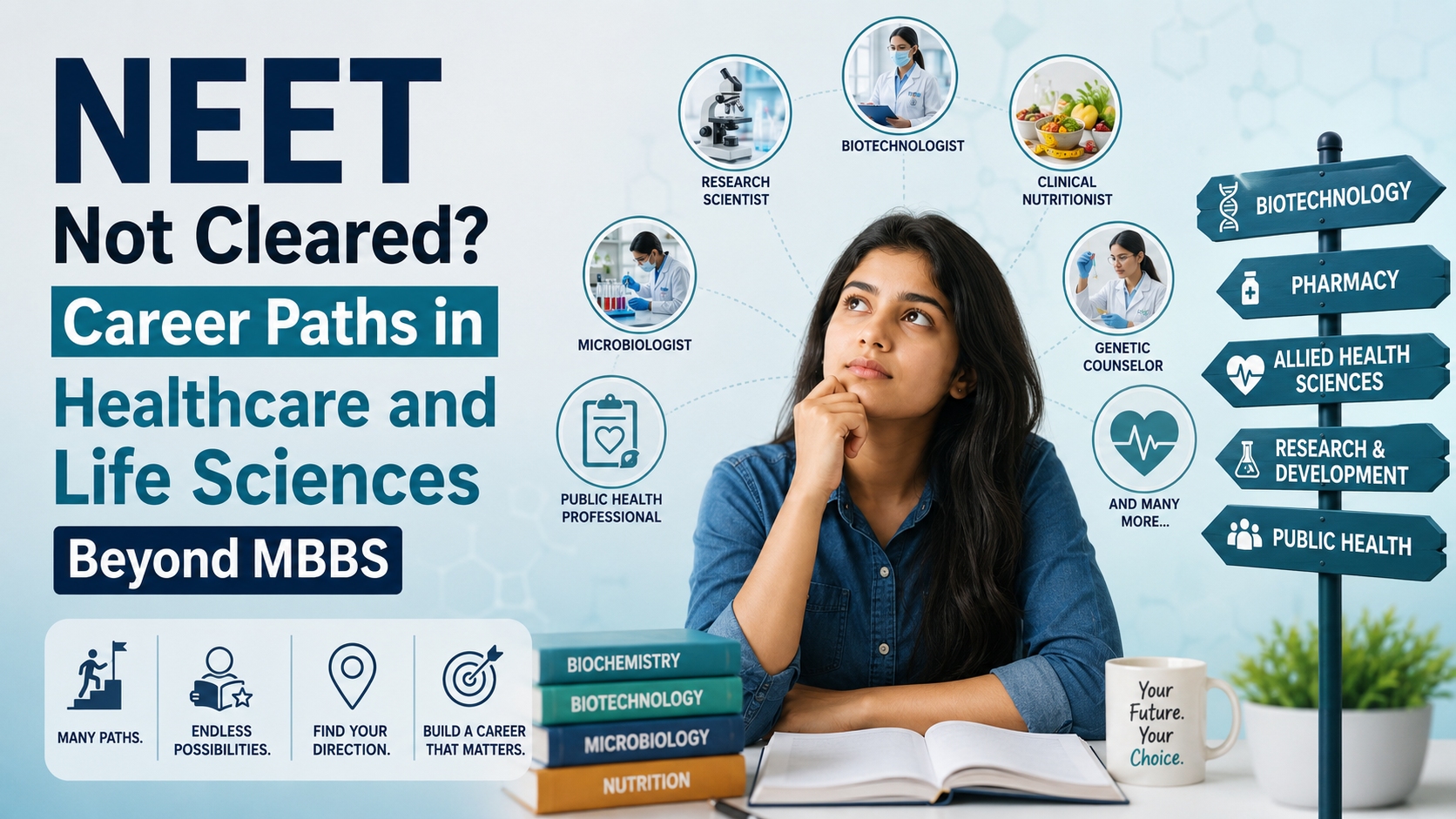 NEET Not Cleared? Career Paths in Healthcare and Life Sciences Beyond MBBS